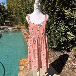 Torrid Pink Floral Dress